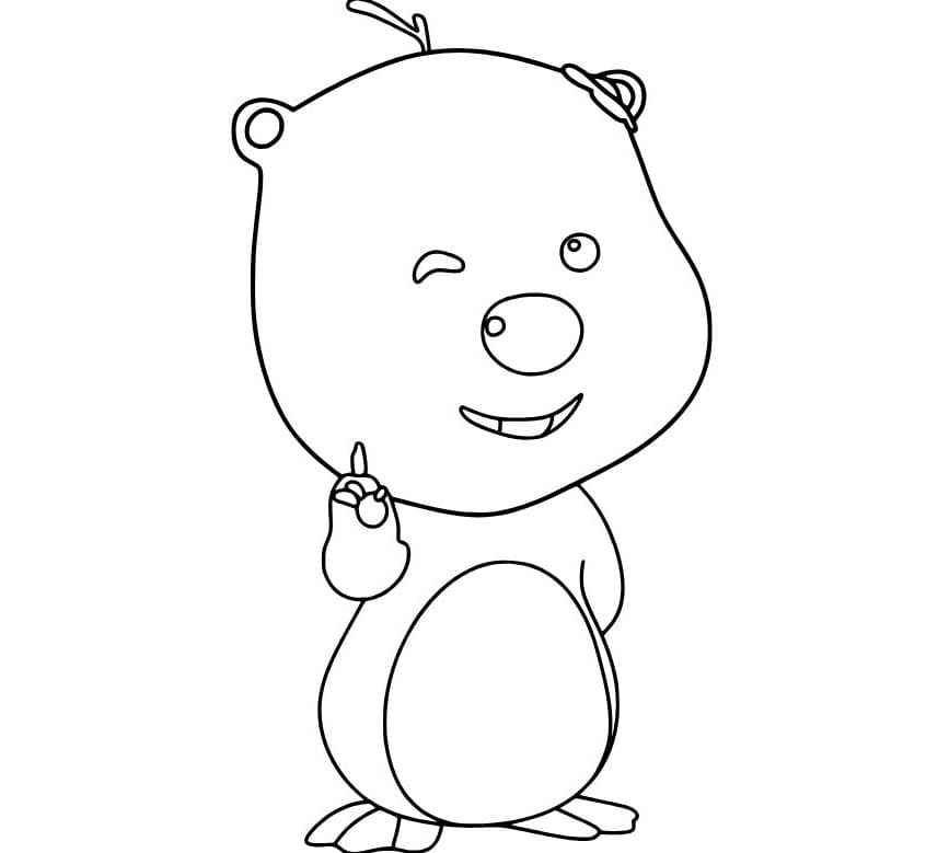 Bojanke Nacrtaj Pororo vrlo lako