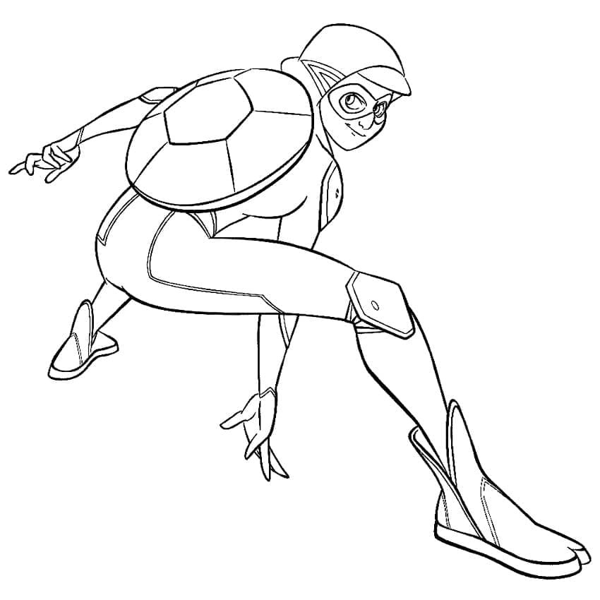 Bojanke Nacrtajte Carapace iz Miraculous