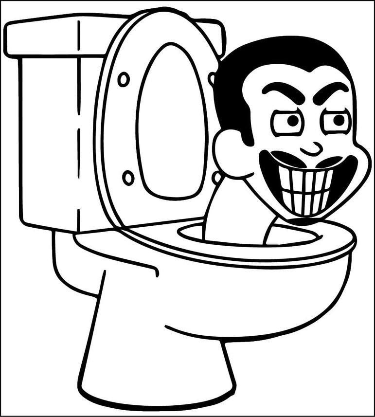 Bojanke Nacrtajte G-Man Skibidi Toilet Original