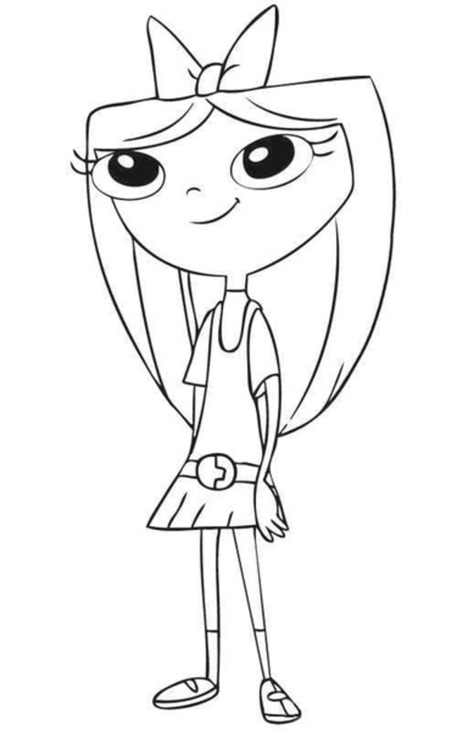 Bojanke Nacrtajte Isabella u Phineas i Ferb