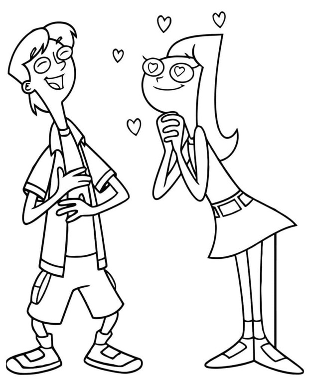 Bojanke Nacrtajte Jeremy i Candace