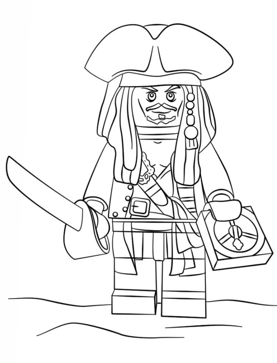 Nacrtajte Lego besplatno za djecu coloring page