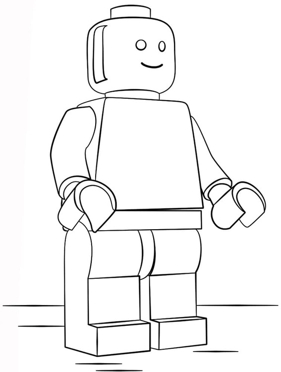 Nacrtajte Lego besplatno za ispis za djecu coloring page