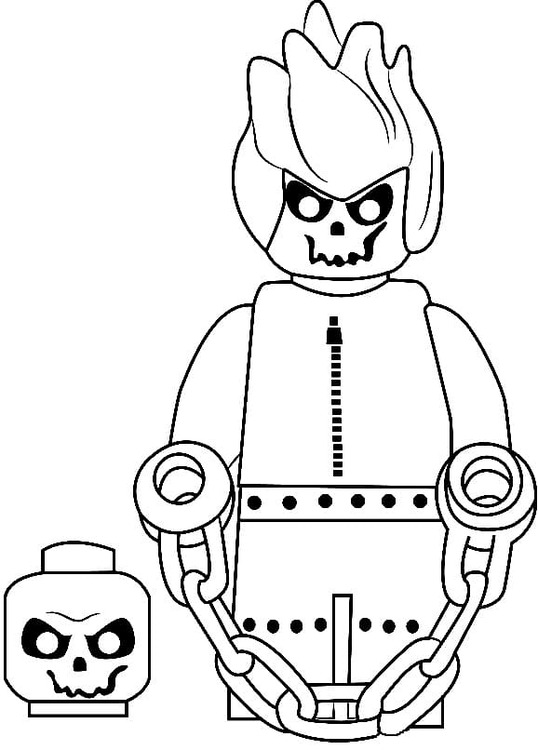 Nacrtajte Lego jednostavno coloring page