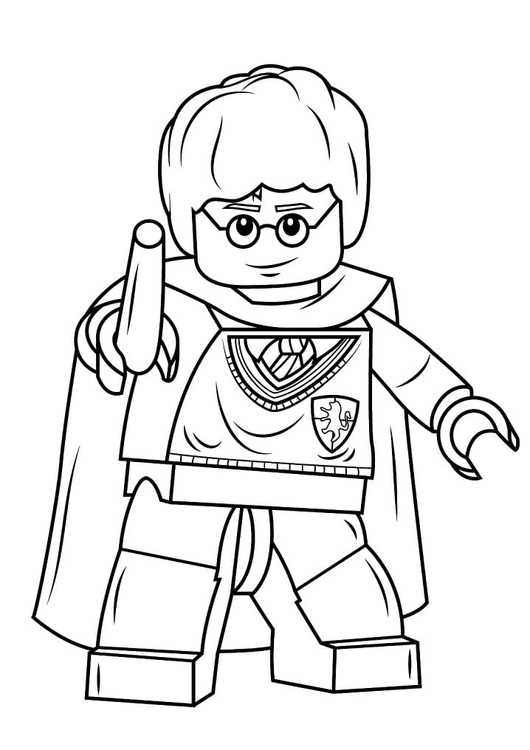 Nacrtajte Lego osnovni za djecu coloring page