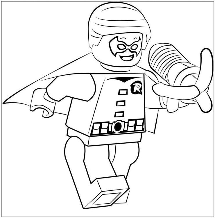 Nacrtajte Lego vrlo osnovno coloring page