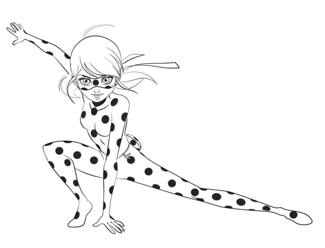 Bojanke Nacrtajte Marinette iz Miraculous