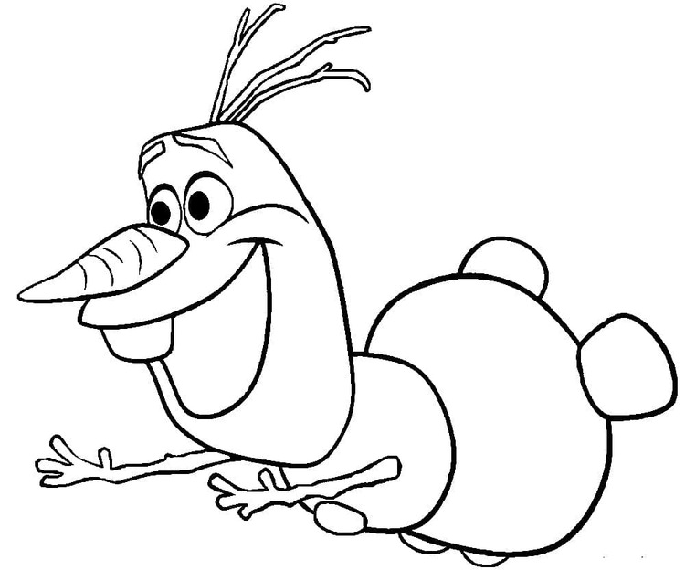 Bojanke Nacrtajte Olaf iz Disney Frozen
