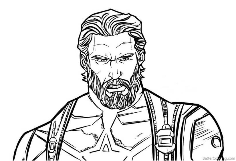 Nacrtajte Osvetnici kod djece coloring page