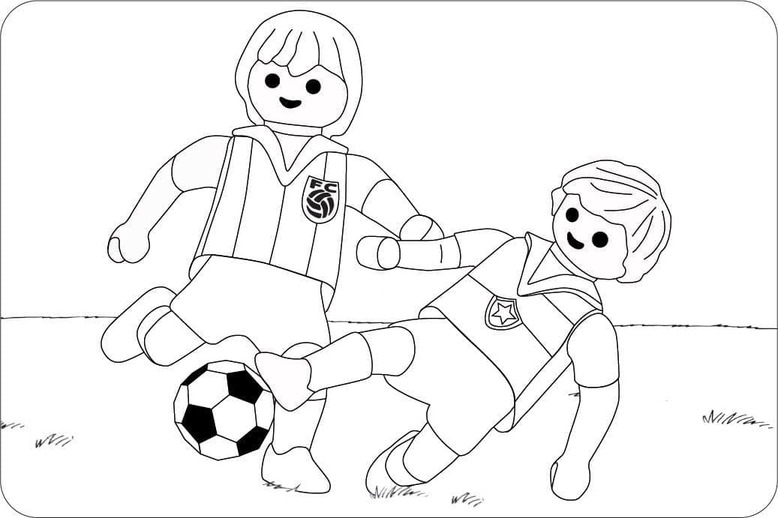 Bojanke Nacrtajte Playmobil vrlo prost