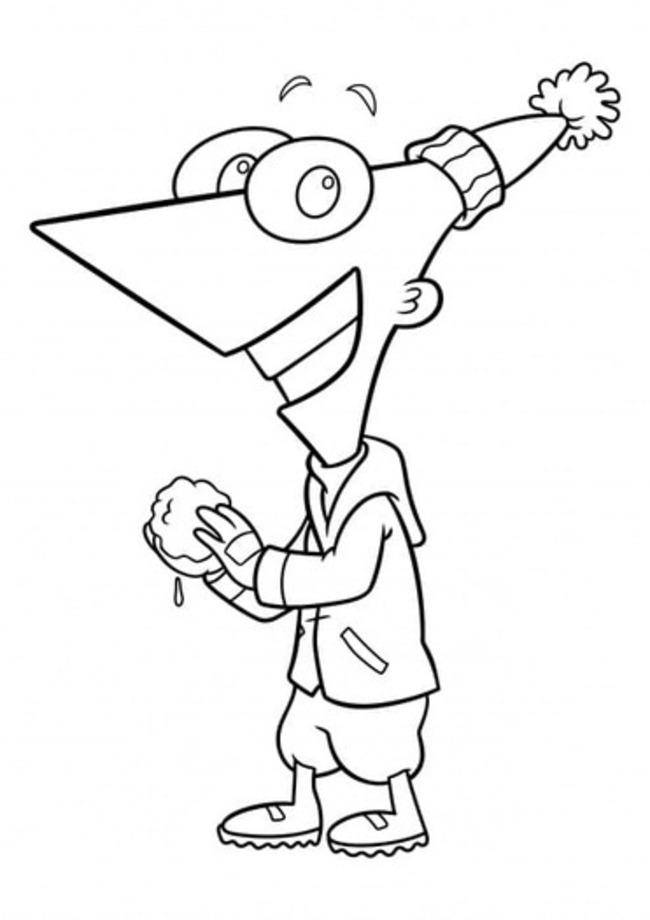 Bojanke Nacrtajte besplatno Phineas i Ferb