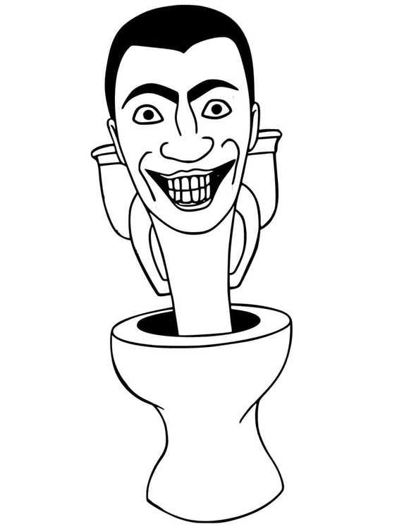 Bojanke Nacrtajte besplatno Skibidi Toilet