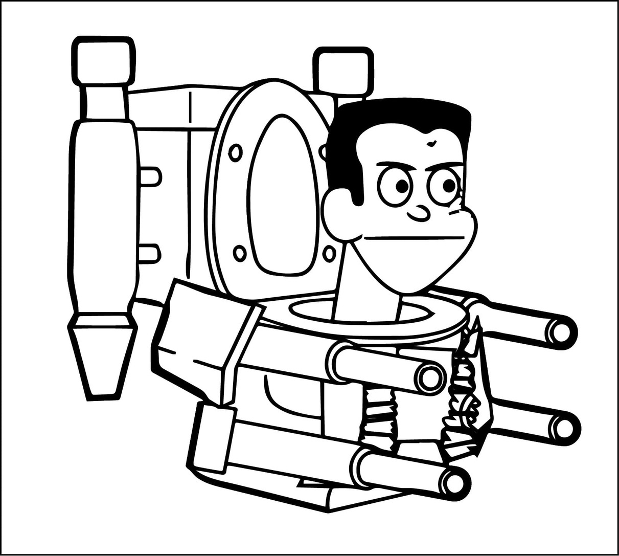 Bojanke Nacrtajte mamac G-Man Skibidi Toilet