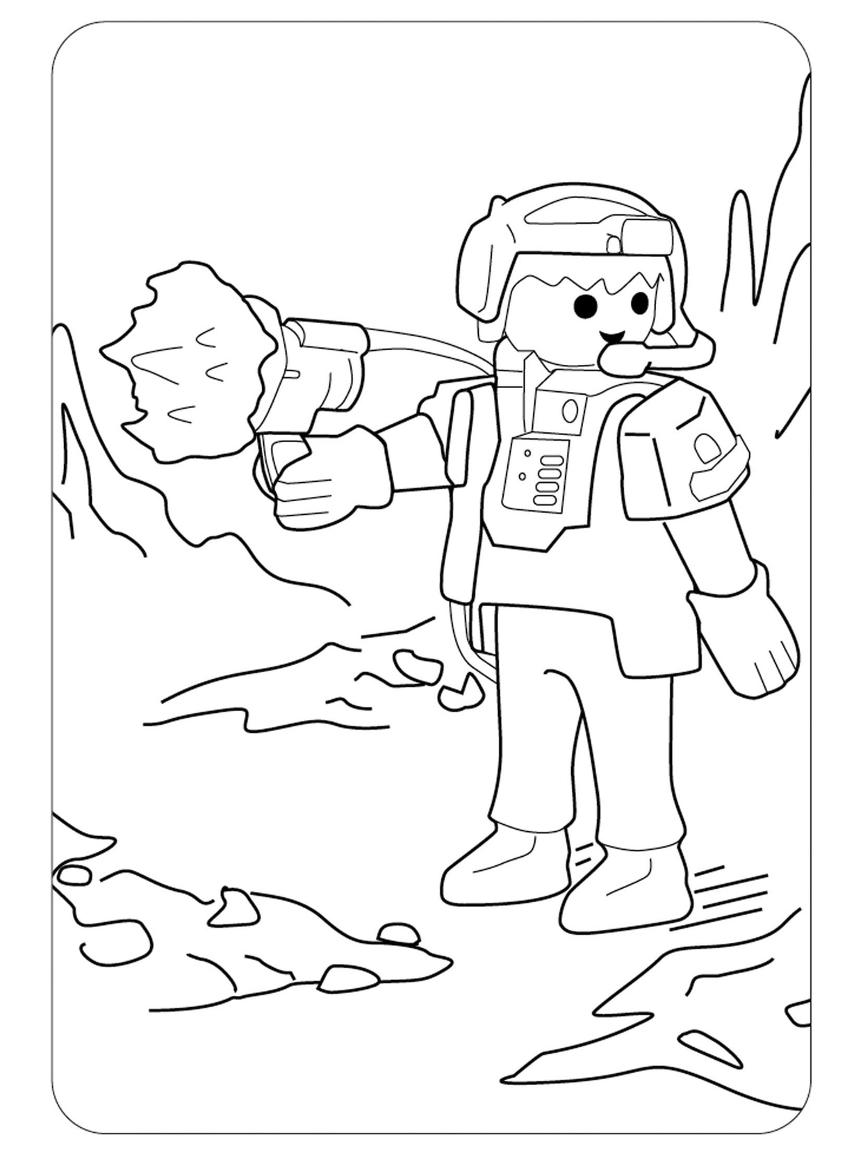 Bojanke Nacrtajte sliku Playmobil