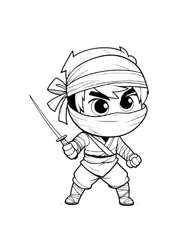 Bojanke Ninja besplatno za djecu