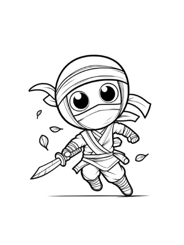Bojanke Ninja kod djece