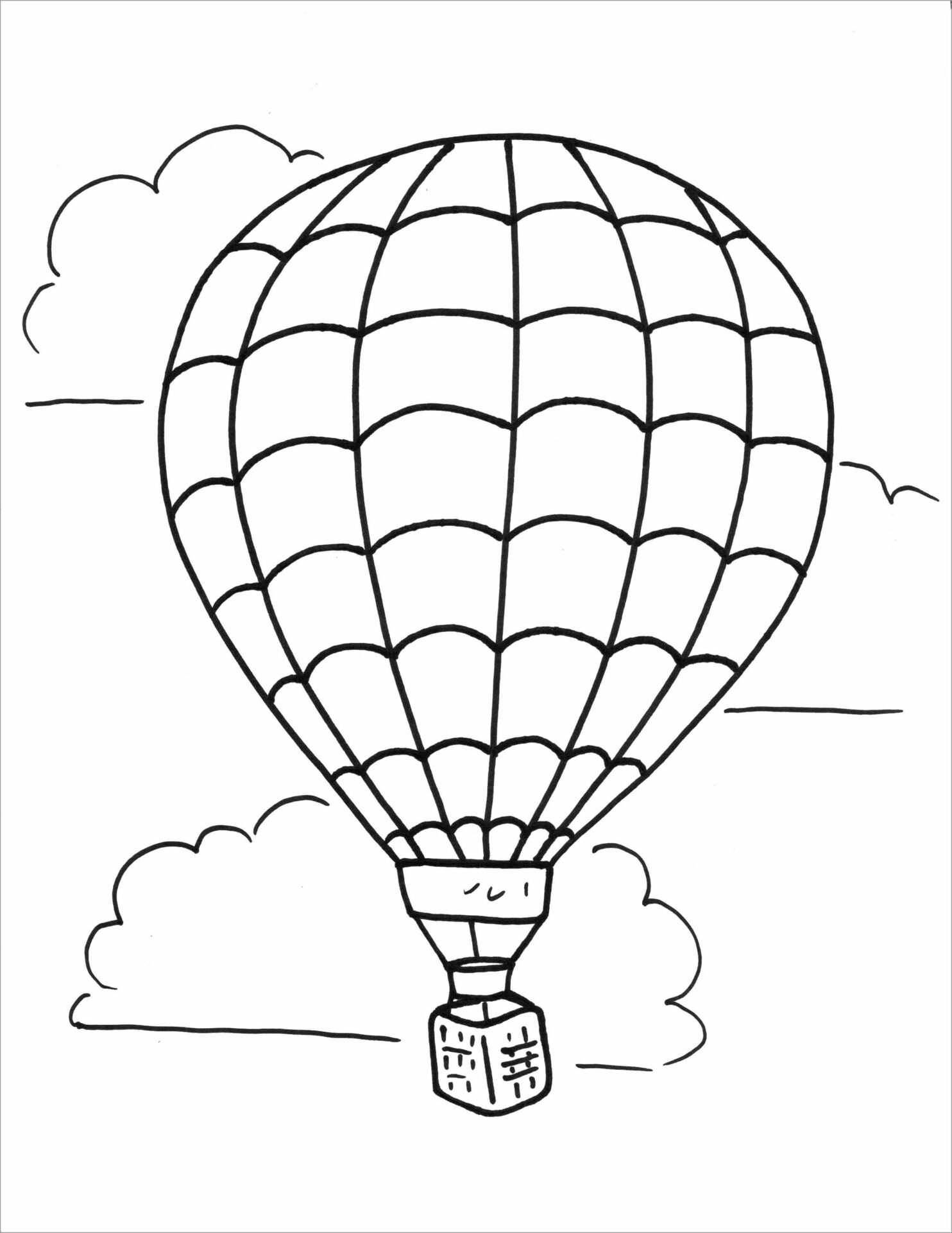 Bojanke Obični Balon Na Vrući Zrak