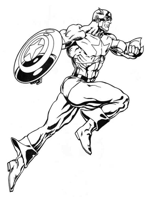 Osvetnici lako coloring page
