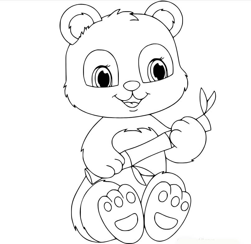 Bojanke Panda vrlo osnovni