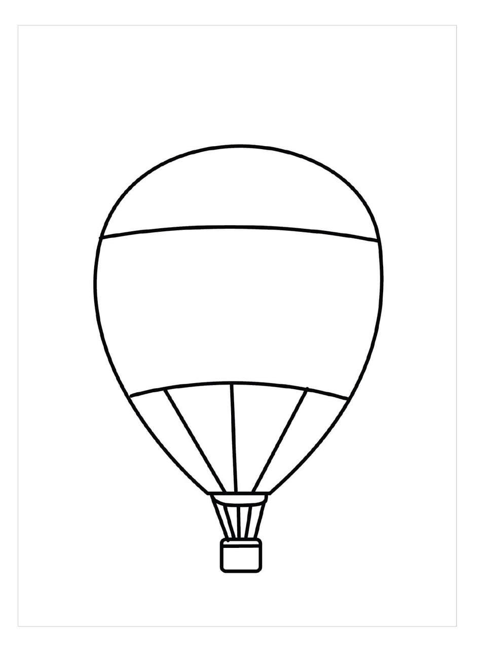 Bojanke Predškolski Balon Na Vrući Zrak