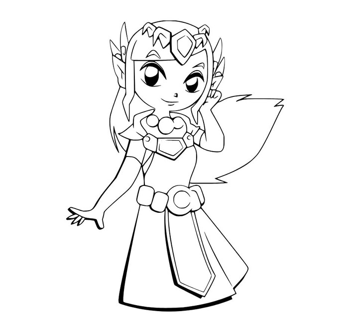 Bojanke Prekrasna princeza Zelda