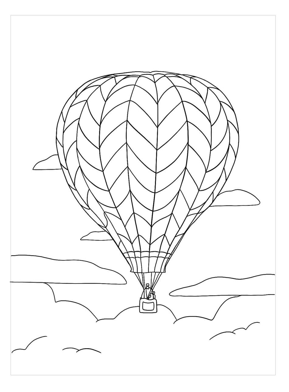 Bojanke Realistični Balon Na Vrući Zrak