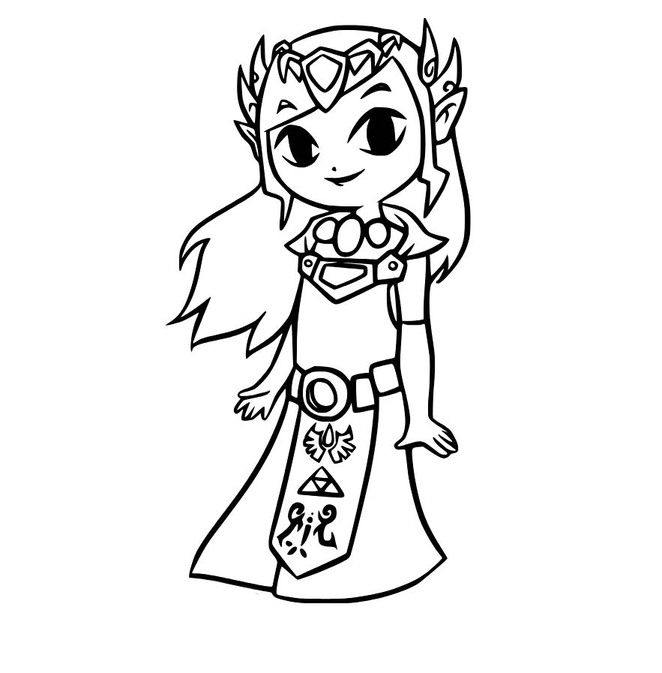 Bojanke Slatka princeza Zelda