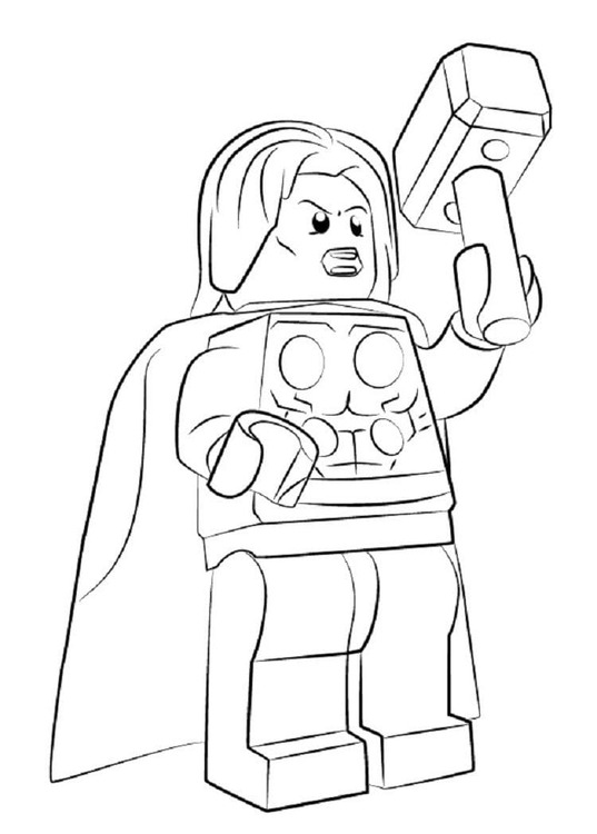 Slika Lego lako coloring page
