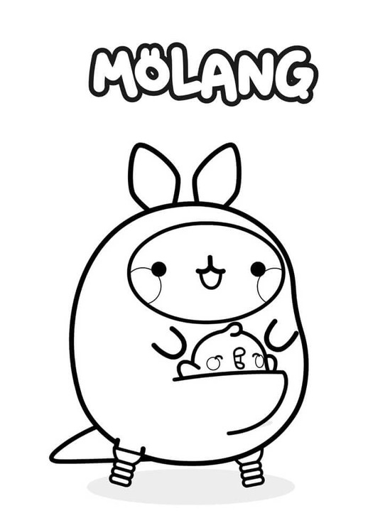 Bojanke Slika Molang besplatno