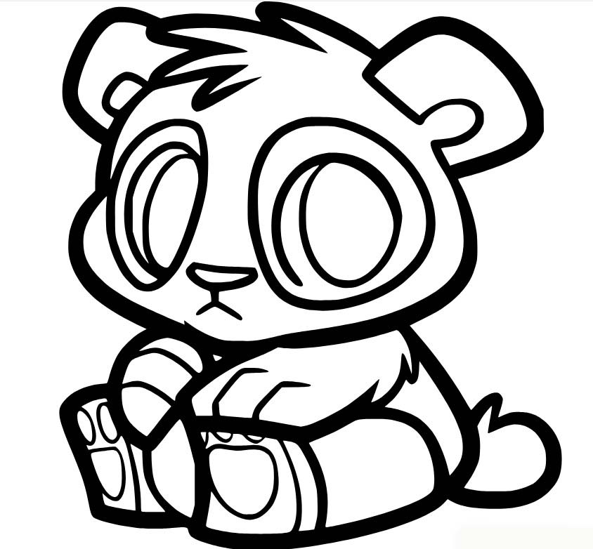 Bojanke Slika Panda
