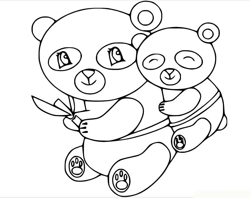 Bojanke Vrlo jednostavno panda