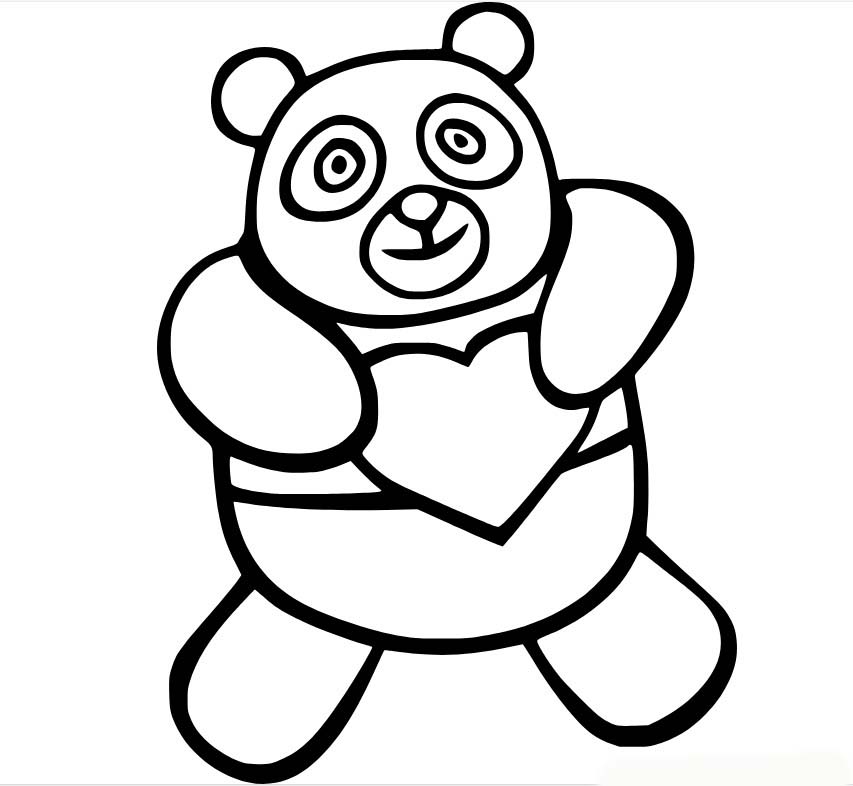 Bojanke Vrlo osnovni panda