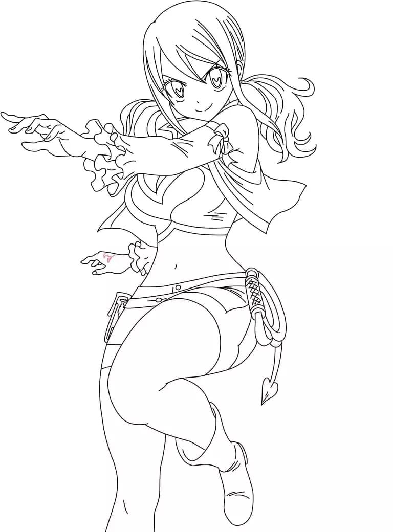 Bojanke Anime Djevojka Lucy Heartfilia