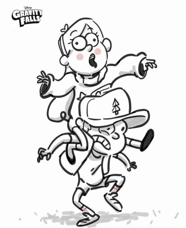 Bojanke Gravity Falls za ispis