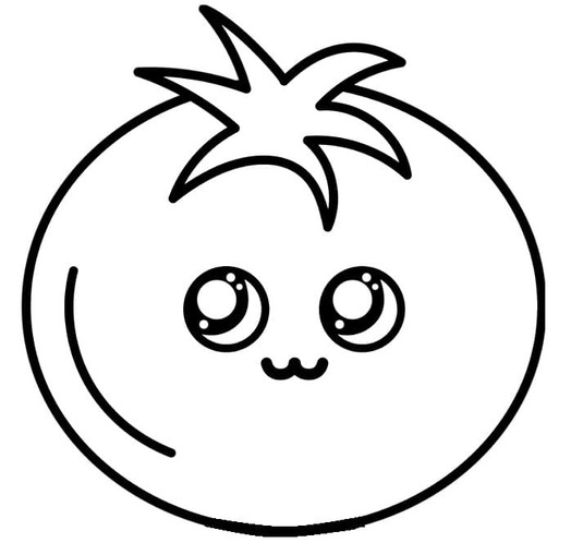 Bojanke Kawaii rajčica