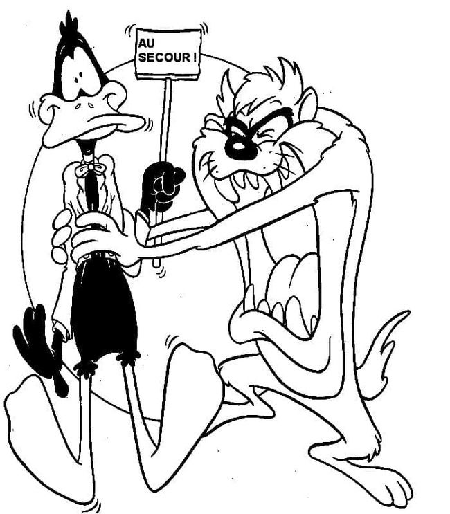 Bojanke Looney Tunes ispisivo za djecu