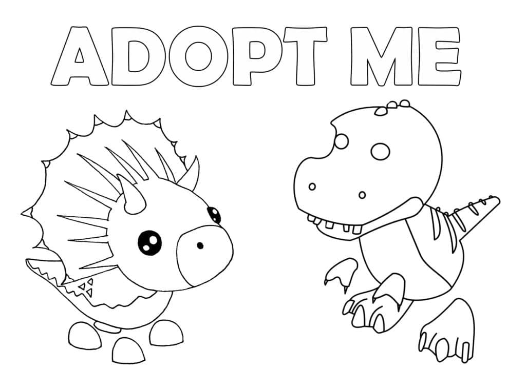 Bojanke Nacrtaj Adopt Me 1