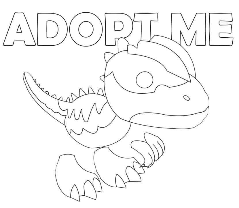 Bojanke Nacrtaj Adopt Me osnovni