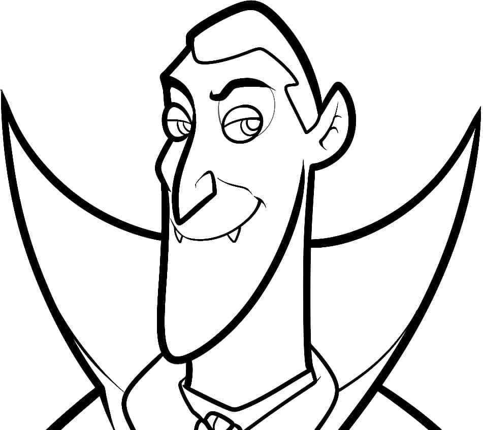 Bojanke Nacrtaj Grof Dracula lice
