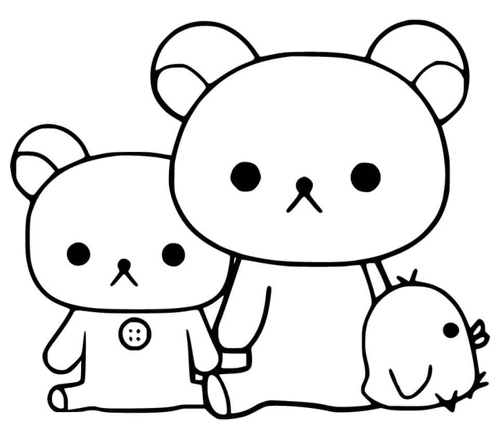 Bojanke Nacrtaj Rilakkuma 2