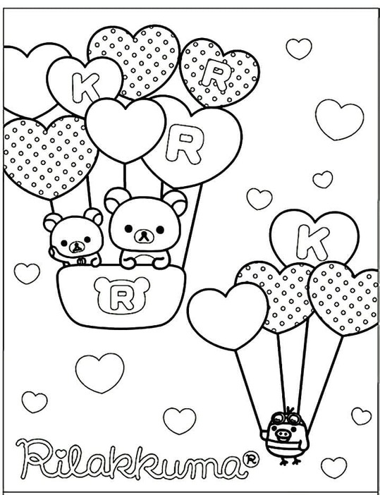 Bojanke Nacrtaj Rilakkuma 5