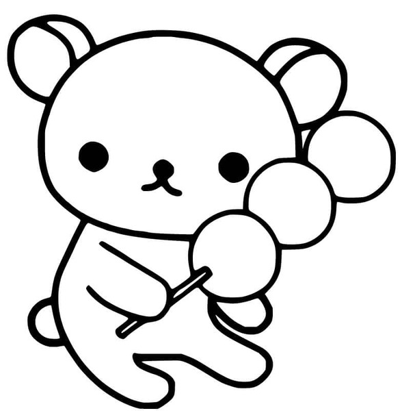 Bojanke Nacrtaj Rilakkuma jako slatko