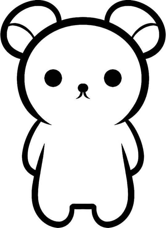 Bojanke Nacrtaj Rilakkuma lako