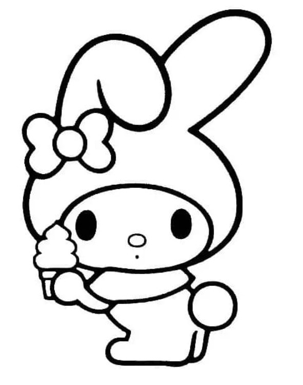 Bojanke Nacrtaj Sanrio ispisivo za djecu