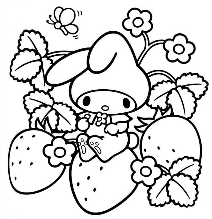 Bojanke Nacrtaj Sanrio ispisivo