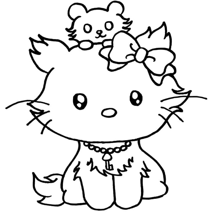 Bojanke Nacrtaj Sanrio jednostavno kod djece