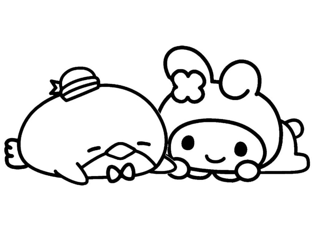 Bojanke Nacrtaj Sanrio vrlo osnovno