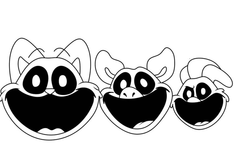 Bojanke Nacrtaj Smiling Critters jednostavan kod djece