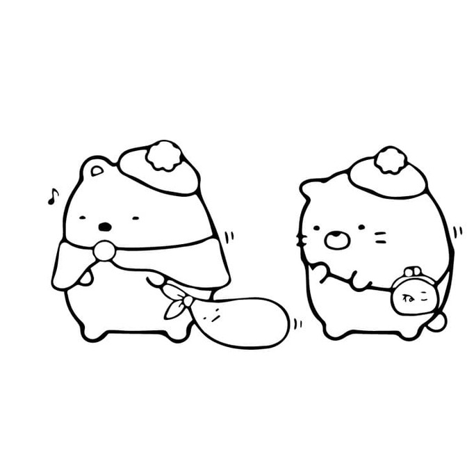 Bojanke Nacrtaj Sumikko Gurashi 4