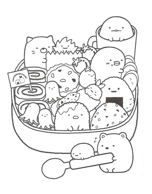 Bojanke Nacrtaj Sumikko Gurashi jednostavan